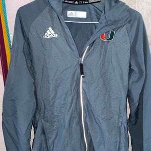 Grey university of Miami jacket